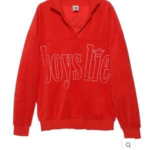 Boys Lie Bold Red Pullover